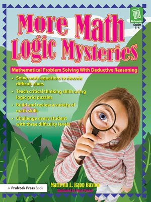 cover image of More Math Logic Mysteries